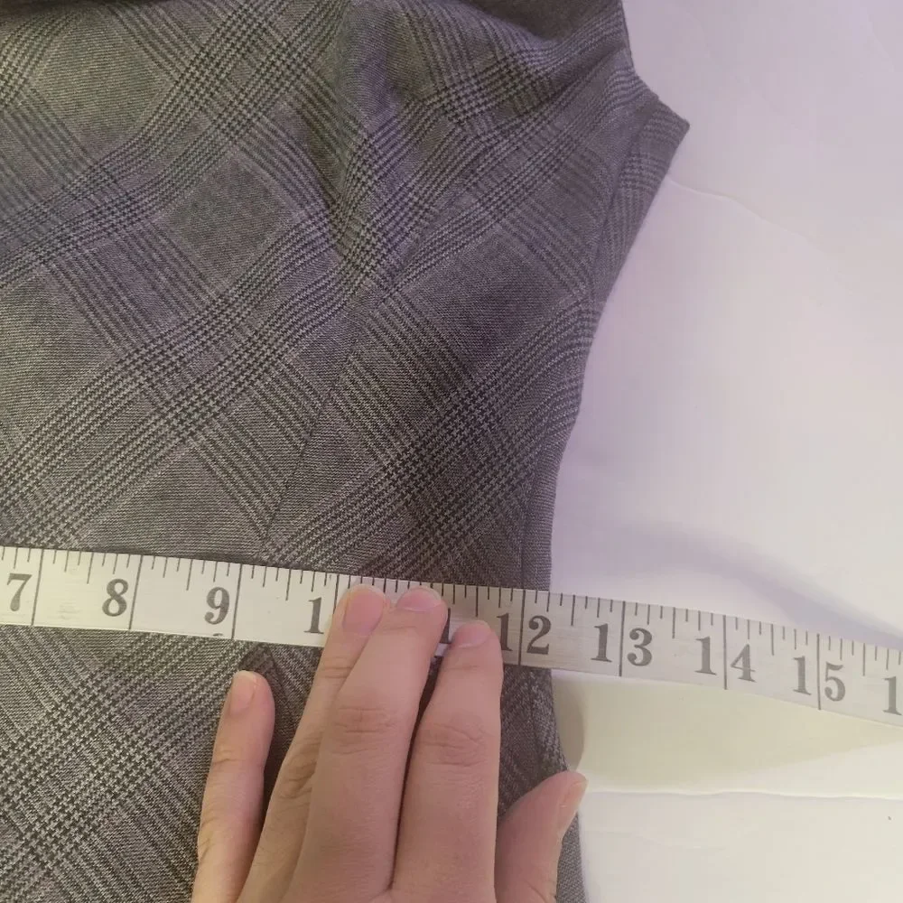 Ted Baker London Gray Checked Dress - Picture 3 of 10